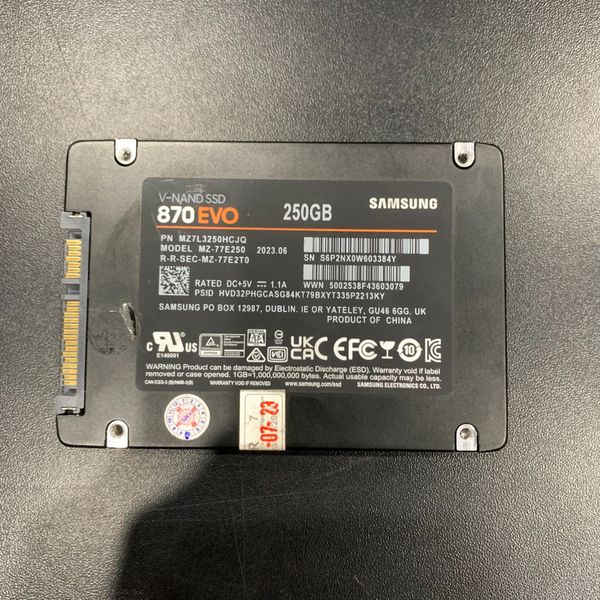 SSD Samsung 870 250GB QVO SATA III 2.5 inch BH 1 THÁNG