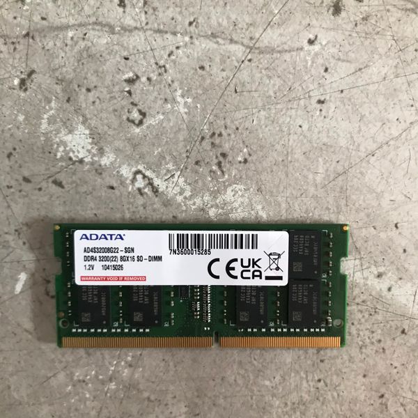 RAM LAPTOP ADATA DDR4 PREMIER 8GB BUS 3200MHZ - 2ND 99% BHH 05/2028