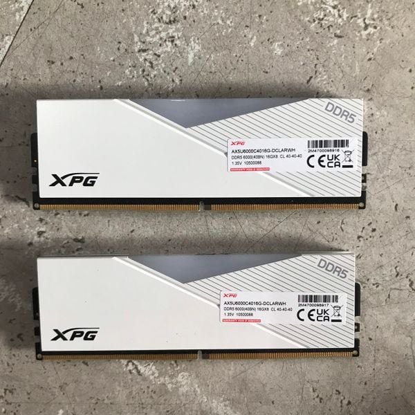 RAM DDR5 16GB ADATA XPG LANCER 6000Mhz RGB WHITE BH 1 THÁNG
