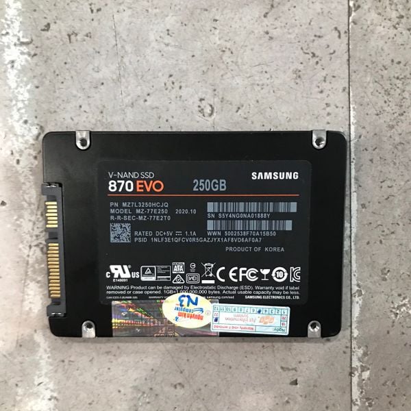 SSD Samsung 870 EVO 250GB SATA III 6Gb/s 2.5 inch BH 1 THÁNG