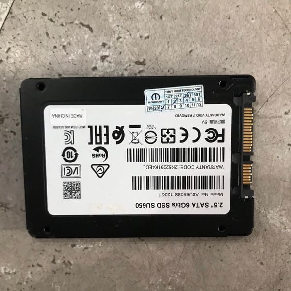 SSD 120GB SATA 2.5 CÁC LOẠI BH 1 THÁNG