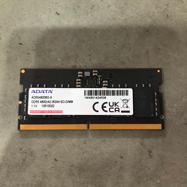 RAM LAPTOP ADATA PREMIER DDR5 8GB BUS 4800Mhz - LIKENEW BH 09/2029