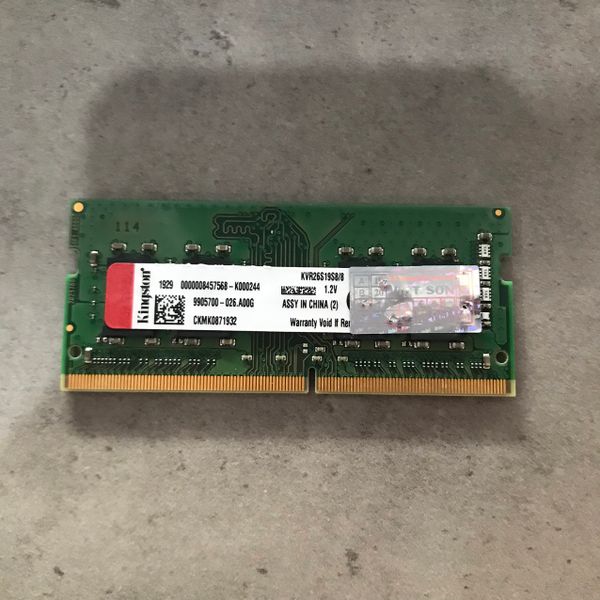 RAM LAPTOP DDR4 8GB SK HYNIX / KINGSTON / SAMSUNG BUS 2666MHz - 2ND BH 1TH