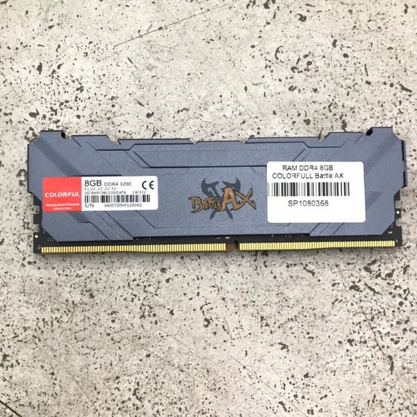 RAM DDR4 8GB COLORFULL Battle AX 3200Mhz BH 1 THÁNG