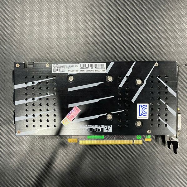 VGA Galax GTX 1660 Ti (1 Click OC) BH 12 THÁNG