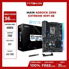 Main ASROCK Z590 EXTREME WiFi 6E (Intel Z590, Socket 1200, ATX, 4 khe Ram DDR4)