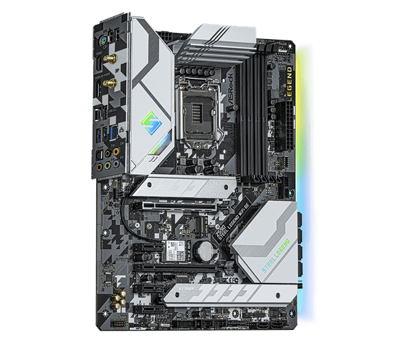 Main ASROCK Z590 STEEL LEGEND WiFi 6E (Intel Z590, Socket 1200, ATX, 4 khe Ram DDR4))