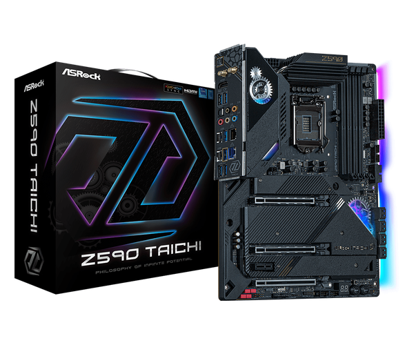Main ASROCK Z590 TAICHI (Intel Z590, Socket 1200, ATX, 4 khe Ram DDR4)