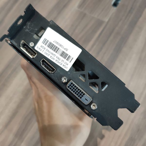 VGA EVGA RTX 2060 2 FAN KO ULTRA GAMING 6GB GDDR6 BH 1 THÁNG