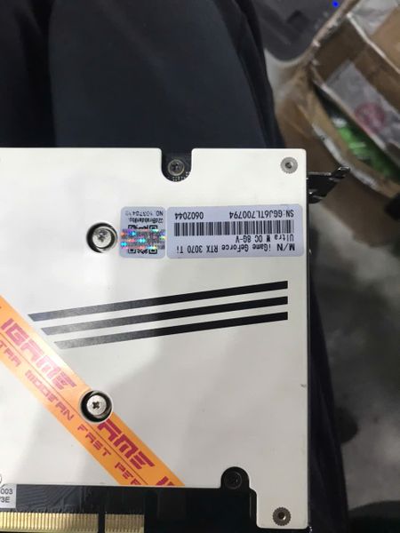 VGA Colorful RTX 3070Ti Ultra W OC 8GB - V 3 Fan BH 1 THÁNG