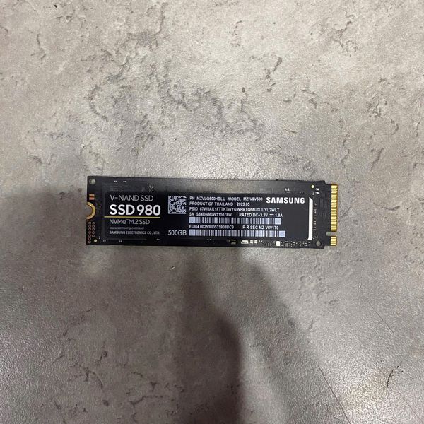 SSD Samsung 500GB 980 PCIe NVME 2nd BH 1 THÁNG