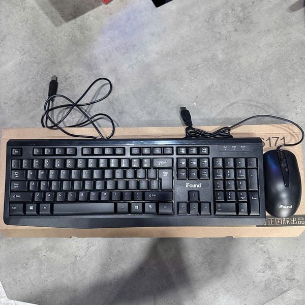 COMBO PHÍM CHUỘT IFOUND F6171 - HÀNG TRƯNG BÀY BH 1 THÁNG