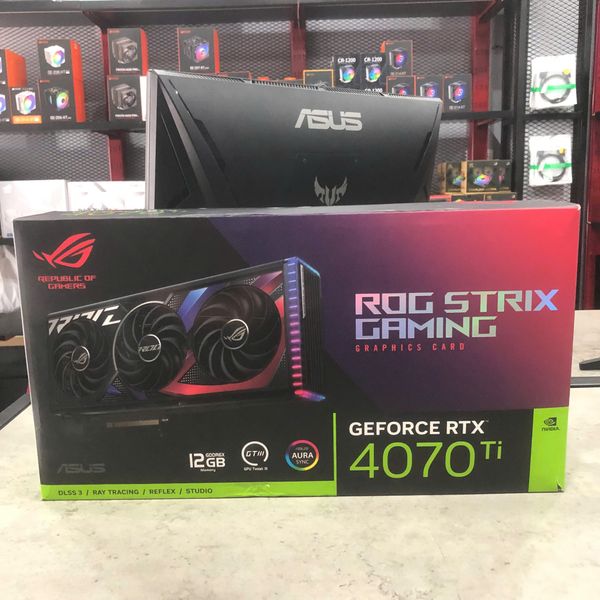 VGA Asus RTX 4070 Ti ROG STRIX O12G GAMING FULLBOX BH HÃNG T8/2026