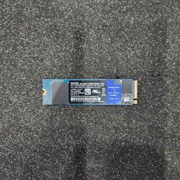 SSD WD SN550 Blue 500GB M.2 2280 PCIe NVMe 3x4 BH 1TH