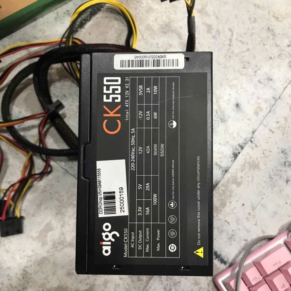 Nguồn Aigo CK550 550W BH 1 THÁNG