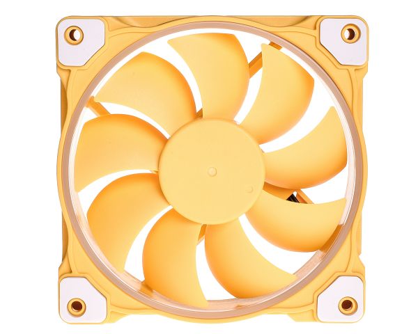 FAN CASE ID-COOLING ZF-12025 PASTEL YELLOW