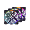 FAN CASE ID-COOLING ZF-12025-RGB TRIO 3pcs Pack (Addressable RGB, RF Remote Control RGB SYNC With motherboard/ RGB Water Cooler 120mm PWM)