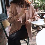  (Nhập Siêu Cao Cấp) - ÁO KHOÁC BLAZER HỒNG GENTLE PINK COAT – AK099 (Màu Hồng) 