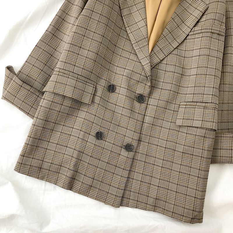 Áo khoác Blazer Nam Form rộng dài tay unisex basic chất Flannel Hàn cao cấp  hợp