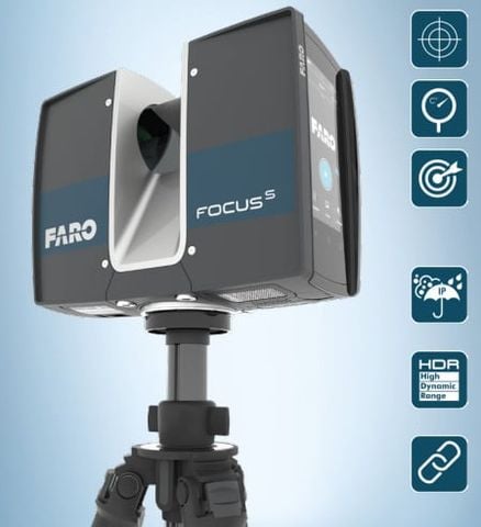  Máy quét laser 3 chiều phân tích hiện trường Focus S3 50 Plus - FARO 
