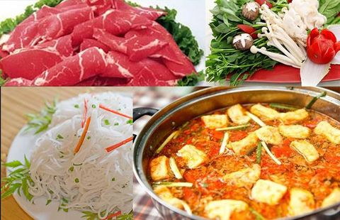  Lẩu cua đồng bắp bò 