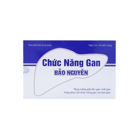  Thực phẩm bảo vệ sức khoẻ Chức năng gan Bảo Nguyên 