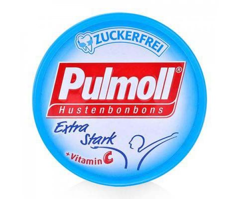 Kẹo Ngậm Ho PULMOLL EXTRA STRONG+C (45g/hộp)