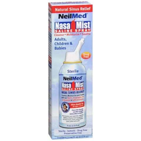  Xịt Rửa Và Vệ Sinh Mũi NEILMED NASAMIST SPRAY 75ml 