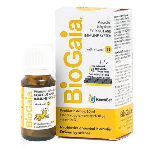 Thực phẩm bảo vệ sức khỏe BioGaia Protectis baby drops with vitamin D3