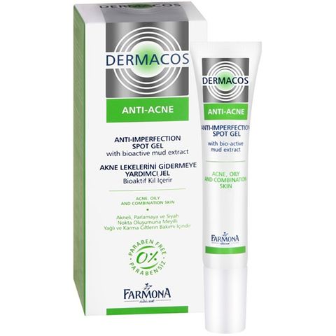  Dermacos Anti-Acne Anti-imperfection Spot Gel with Bioactive Mud Extract 