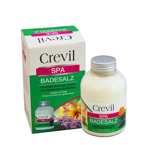  Muối Khoáng Tắm, Tẩy Da Chết Crevil Spa Badesalz 600g 