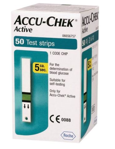 Que thử đường huyết Accu-Chek Active 50 que