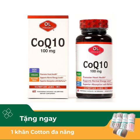  Thực phẩm Bảo vệ sức khỏe VIÊN NANG COQ10 100MG 