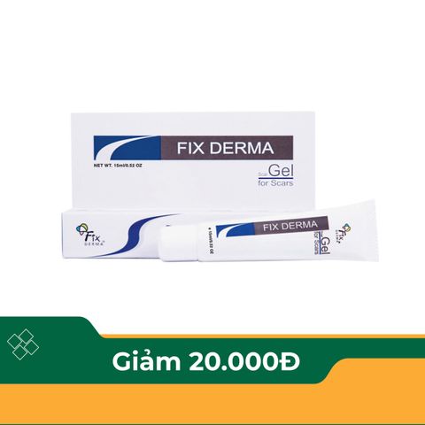  Gel Hỗ Trợ Làm Mờ Sẹo Fixderma Scar 15ml 