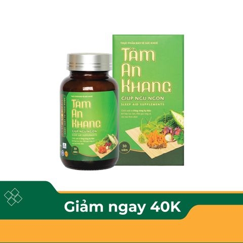 Thực phẩm bảo vệ sức khỏe Tâm An Khang (30 viên)