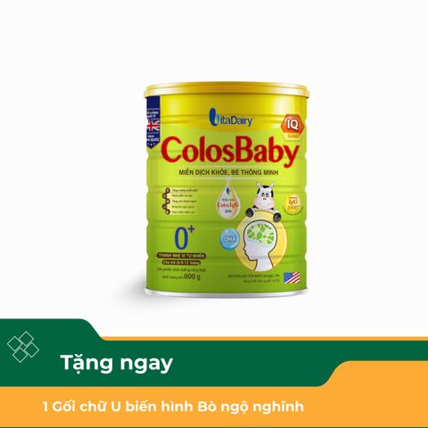  Sữa Colosbaby Gold 0+ 800G Dinh Dưỡng Cho Bé Từ 0 - 12 Tháng Tuổi 