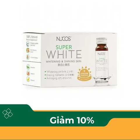 Thực phẩm bảo vệ sức khỏe NUCOS SUPER WHITE H/10 CHAI