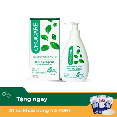 Dung Dịch Vệ Sinh Phụ Nữ Choicare Bạc Hà