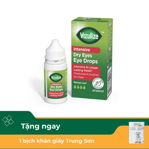  Dung dịch nhỏ mắt Vizulize Làm dịu và giảm khô mắt 