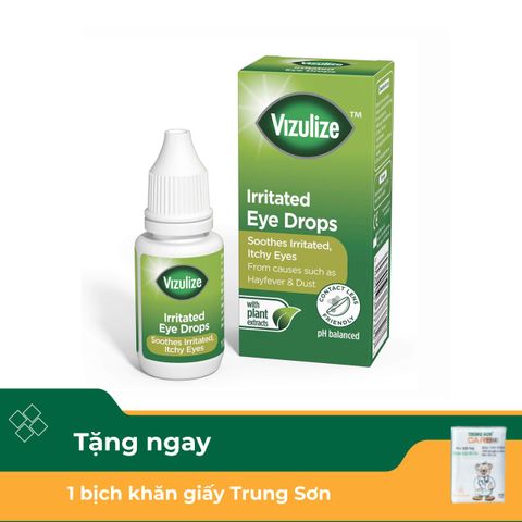  Dung dịch nhỏ mắt Vizulize Giảm kích ứng 