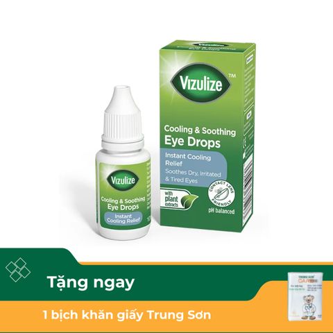 Dung dịch nhỏ mắt Vizulize Làm mát và dịu mắt