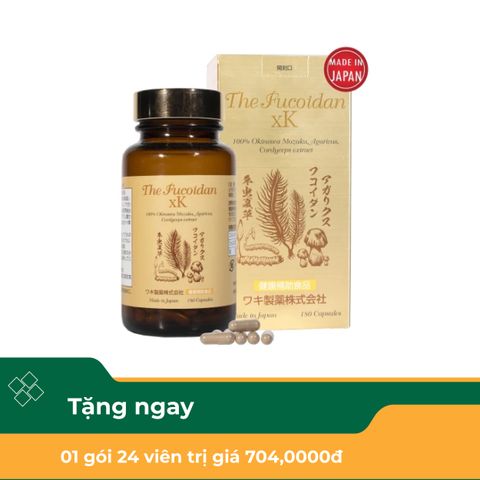 Thực phẩm bảo vệ sức khoẻ The Fucoidan xK (180 Viên)