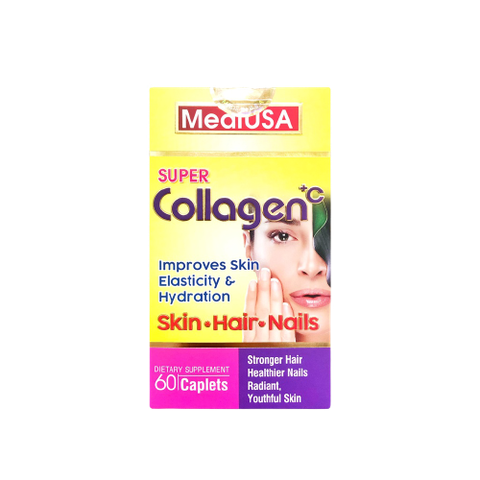  Viên Uống Đẹp Da Tóc Móng Super Collagen C+ Mediusa Hộp 60 Viên 