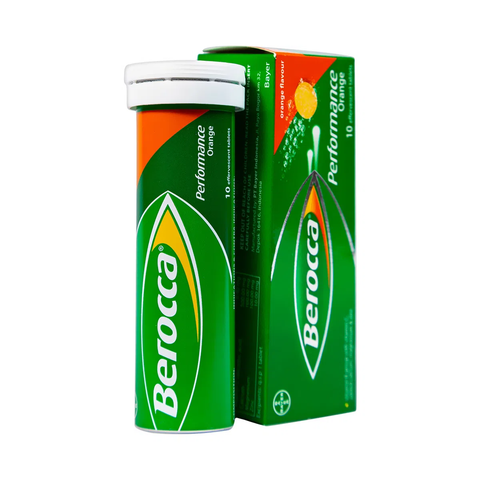 Viên nén sủi bọt Berocca Performance bổ sung vitamin, tăng đề kháng tuýp 10 viên