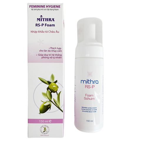 DUNG DỊCH VỆ SINH PHỤ NỮ MITHRA RS-P FOAM 150ML