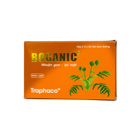  Boganic hỗ trợ trị bệnh lý gan mật, mỡ máu (2 vỉ x 20 viên) 