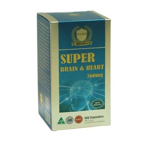  Thực phẩm bảo vệ sức khỏe SUPER BRAIN & HEART 360MG 