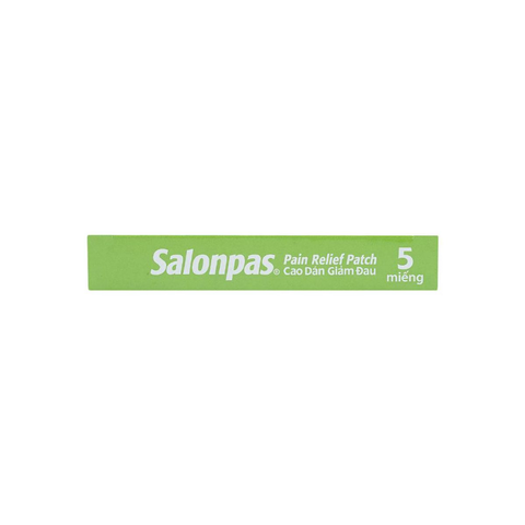  Cao dán Salonpas Pain Relief Patch Hisamitsu giúp giảm đau, kháng viêm (5 miếng) 