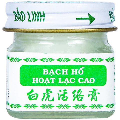  Cao xoa bóp Bạch Hổ Hoạt Lạc Cao hỗ trợ giảm đau kháng viêm lọ 20g 