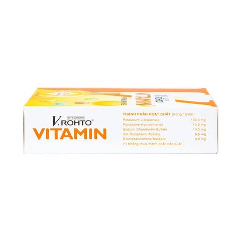  Dung dịch nhỏ mắt V.Rohto Vitamin cải thiện tình trạng giảm thị lực lọ 13ml 